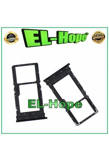 SLOT CARRELLO VANO SCHEDA SIM MICRO SD PER MOTOROLA MOTO G8 POWER XT2041 NERO