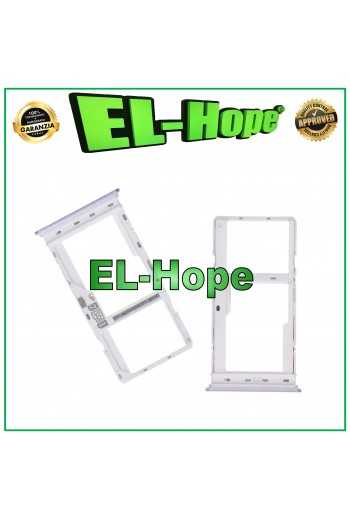 SLOT CARRELLO VANO SCHEDA SIM + MICRO SD PER MOTOROLA MOTO G10 XT2127 BIANCO