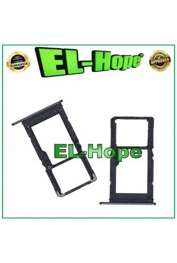 SLOT CARRELLO VANO SCHEDA SIM MICRO SD PER LENOVO TAB P11 TB-J606 ALLOGGIO NERO
