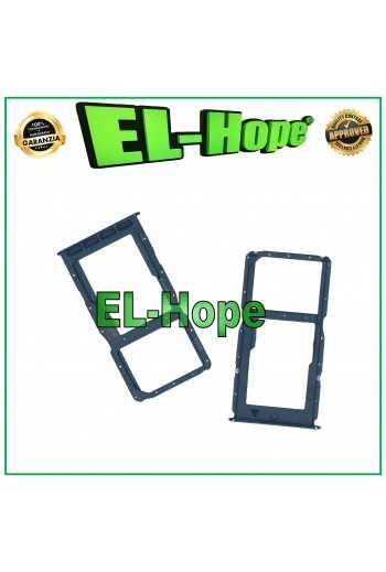 SLOT CARRELLO VANO PORTA SCHEDA NANO SIM + MICRO SD HUAWEI P30 LITE MAR-LX1 BLU
