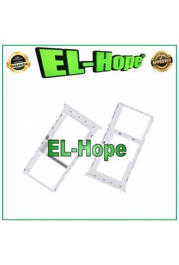 SLOT CARRELLO VANO SCHEDA SIM + MICRO SD PER MOTOROLA MOTO G9 PLAY XT2083 BIANCO
