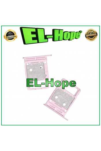 SLOT CARRELLO SCHEDA SIM MICRO SD SAMSUNG GALAXY TAB S6 LITE SM-P610 P615 ROSA