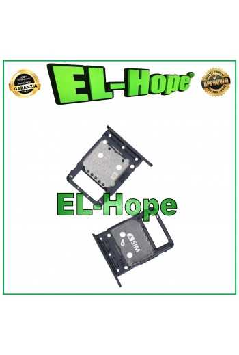 SLOT CARRELLO SCHEDA SIM MICRO SD SAMSUNG GALAXY TAB S6 LITE SM-P610 P615 NERO