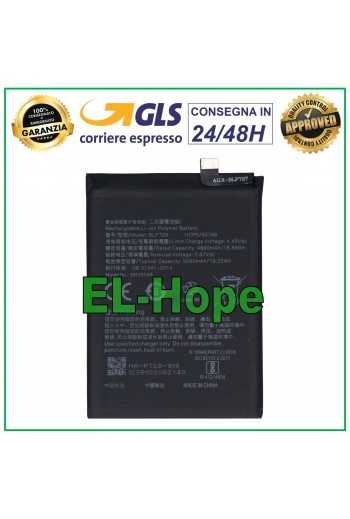 BATTERIA BLP729 PER OPPO REALME C21 RMX3201 / C11 RMX3231 5000mAh PARI ORIGINALE
