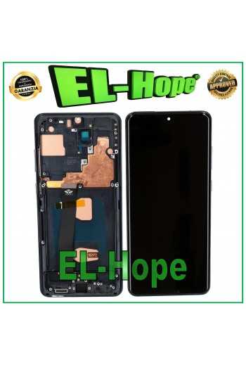 DISPLAY TFT FRAME + TOUCH SCREEN PER SAMSUNG GALAXY S20 ULTRA SM-G988 NERO
