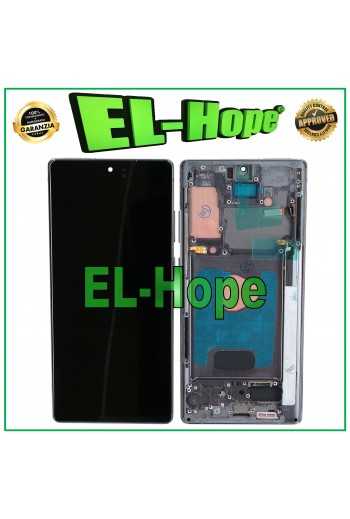 DISPLAY FRAME OLED PER SAMSUNG GALAXY NOTE 20 SM- N980 N981 TOUCH LCD VETRO GRAY