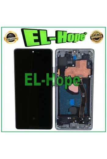 DISPLAY LCD OLED + FRAME PER SAMSUNG GALAXY S10 LITE SM-G770 TOUCH VETRO NERO