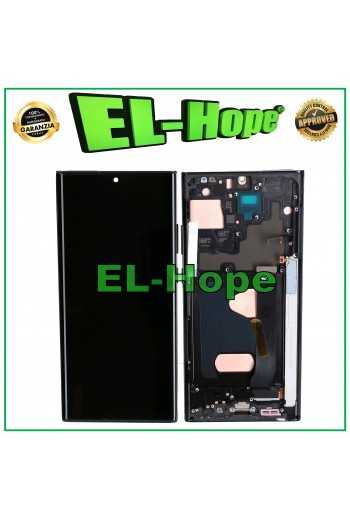 DISPLAY LCD TFT FRAME + TOUCH PER SAMSUNG GALAXY NOTE 20 ULTRA N985 N986 NERO