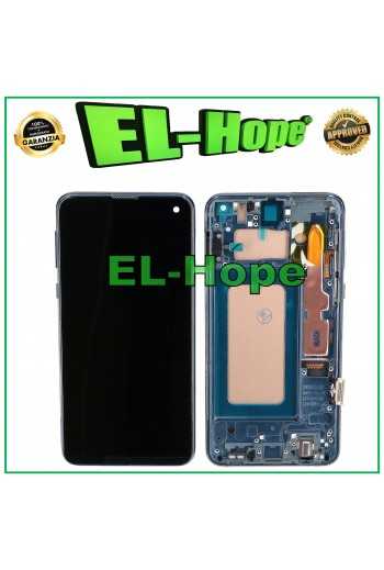 DISPLAY LCD TFT FRAME + TOUCH SCREEN PER SAMSUNG GALAXY S10E SM-G970F NERO