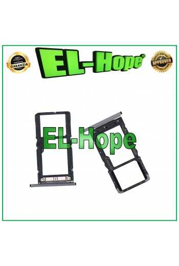SLOT CARRELLO VANO SCHEDA SIM MICRO SD PER LENOVO TAB M10 FHD PLUS TB-X606 NERO