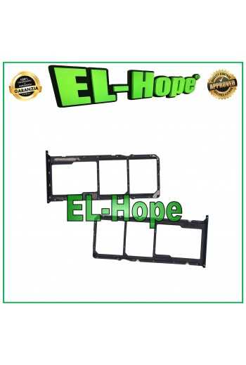SLOT CARRELLO VANO SCHEDA SIM MICRO SD PER MOTOROLA MOTO E6 PLAY XT-2029 NERO