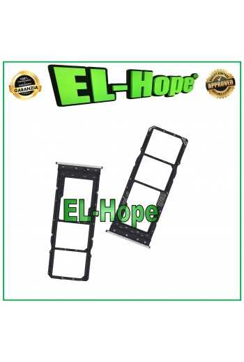 SLOT CARRELLO VANO SCHEDA SIM MICRO SD PER MOTOROLA MOTO E22 E22i XT2239 BIANCO