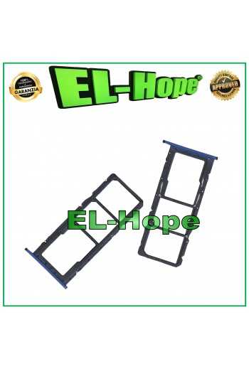 SLOT CARRELLO VANO SCHEDA NANO SIM SD HUAWEI HONOR 8A JAT-LX1 LX2 LX3 L29 BLU