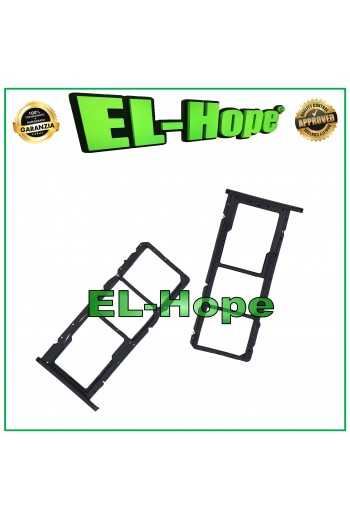 SLOT CARRELLO VANO SCHEDA NANO SIM SD HUAWEI HONOR 8A JAT-LX1 LX2 LX3 L29 NERO