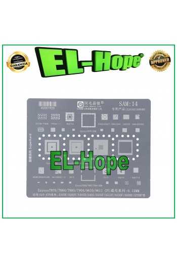 STENCIL REBALLING IC CPU EXYNOS CHIP PER SAMSUNG GALAXY A51 SM-A515