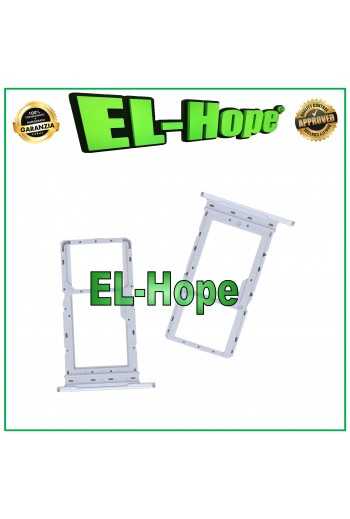 SLOT CARRELLO VANO SCHEDA SIM MICRO SD PER SAMSUNG TAB A8 10.5 SM-X205 BIANCO