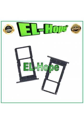 SLOT CARRELLO VANO SCHEDA SIM MICRO SD PER SAMSUNG TAB A8 10.5 SM-X205 NERO