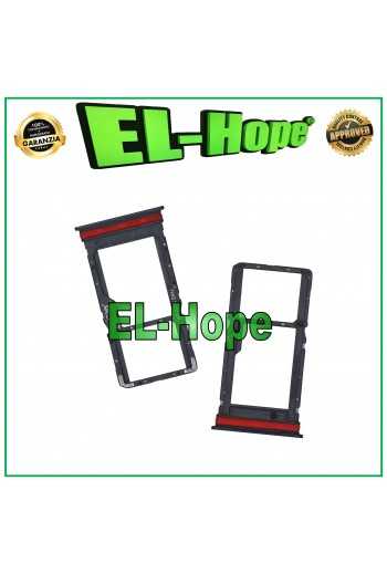 SLOT CARRELLO VANO SCHEDA NANO SIM MICRO SD PER MOTOROLA MOTO G62 XT2223 NERO