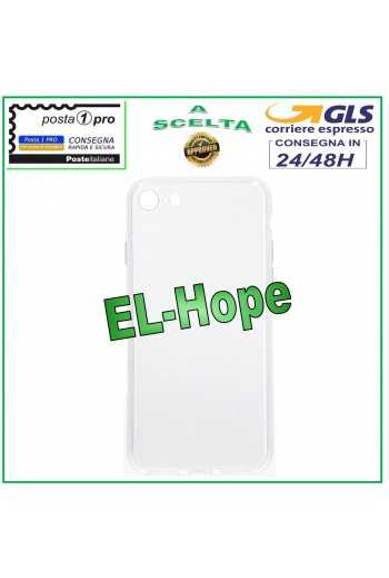 CUSTODIA PROTETTIVA COVER TRASPARENTE PER APPLE IPHONE 8 SE 2022 TPU MORBIDA GEL