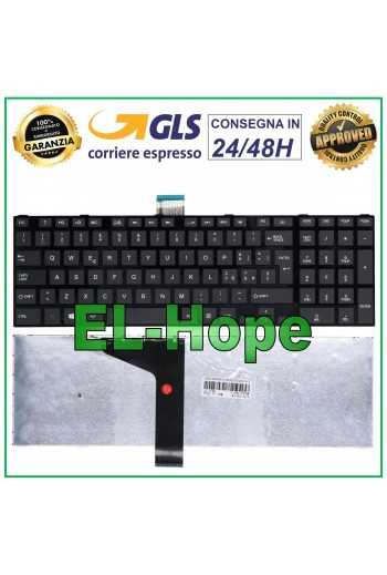 TASTIERA ITALIANA PER NOTEBOOK TOSHIBA SATELLITE SERIE C50 C50A C50D C55 C5 NERA