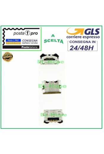 CONNETTORE RICARICA HUAWEI ASCEND Y550 Y5II Y5 2 Y6 5X DI CARICA MICRO USB