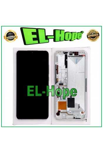 DISPLAY ORIGINALE TOUCH FRAME XIAOMI MI NOTE 10 LITE MZB9218EU M2002F4LG BIANCO
