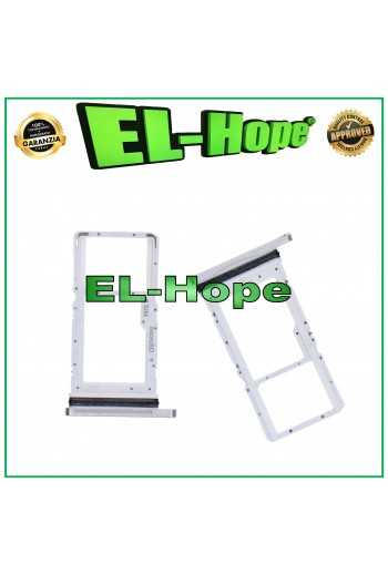 SLOT CARRELLO VANO SCHEDA SIM MICRO SD SAMSUNG GALAXY TAB A7 SM T500 T505 BIANCO