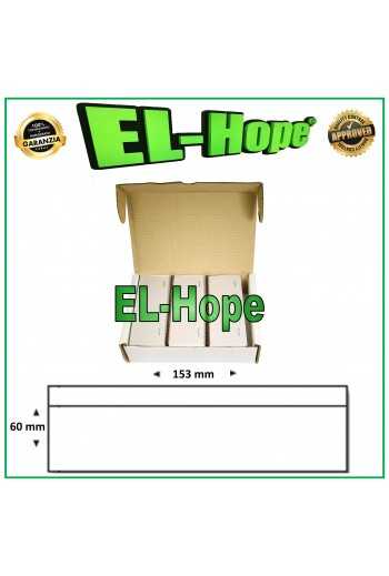 1000 ETICHETTE ADESIVE PER AFFRANCATRICI POSTBASE 30 - 45 - 65 - 85 153mm x 60mm