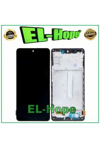 DISPLAY LCD OLED FRAME SAMSUNG GALAXY M53 5G SM-M536 SM-M536B TOUCH SCREEN VETRO