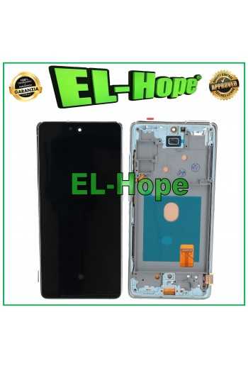 DISPLAY TOUCH LCD OLED + FRAME PER SAMSUNG GALAXY S20 FE SM G780F G781 BIANCO
