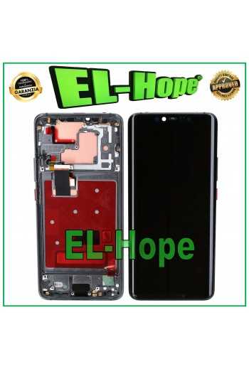 DISPLAY LCD OLED + FRAME PER HUAWEI MATE 20 PRO LYA-L09 LYA-L29 TOUCH VETRO NERO