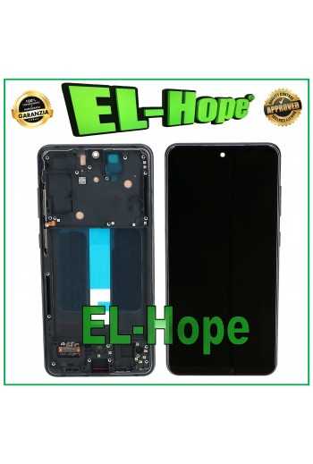 DISPLAY LCD TFT FRAME PER SAMSUNG GALAXY S21 FE SM-G990B TOUCH SCHERMO NERO