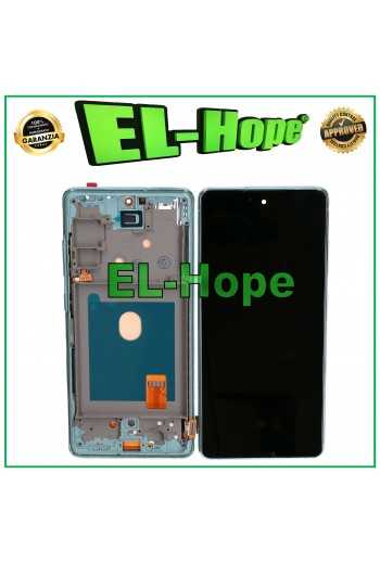 DISPLAY TOUCH LCD OLED + FRAME PER SAMSUNG GALAXY S20 FE SM G780F G781 VERDE