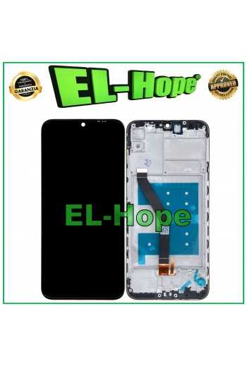 DISPLAY LCD + FRAME PER HUAWEI Y6S 2019 JAT-L41 TOUCH SCREEN SCHERMO VETRO NERO