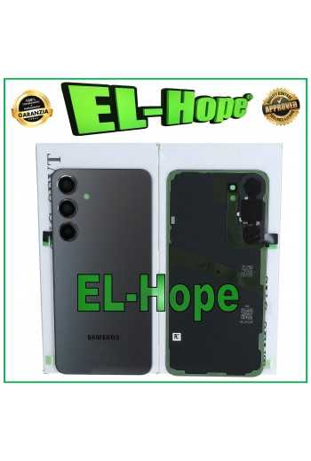 COPRI BATTERIA ORIGINALE SAMSUNG GALAXY S24 PLUS SM-S926 BACK COVER NERO ONICE
