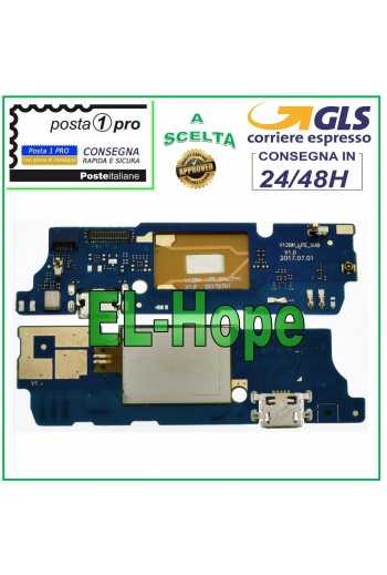 CONNETTORE DI RICARICA PER WIKO VIEW + MICROFONO DOCK PCB MICRO USB CARICA