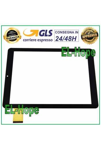 TOUCH SCREEN VETRO TABLET MAJESTIC TAB-497 3G DIGITIZER 9,7" ORIGINALE NERO