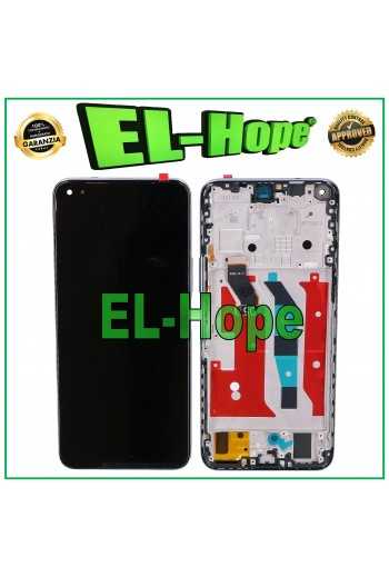 DISPLAY LCD FRAME PER HUAWEI HONOR 50 LITE NTN-LX1 L22 TOUCH SCREEN VETRO SILVER