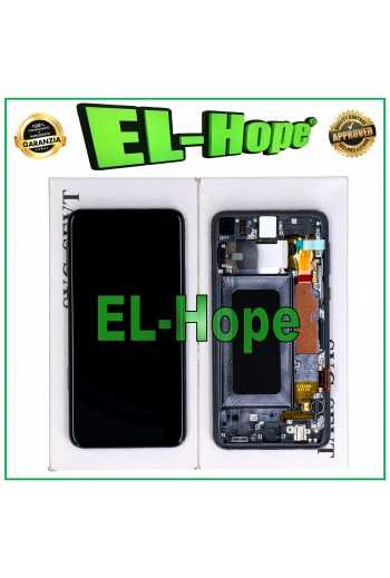 DISPLAY LCD ORIGINALE SAMSUNG GALAXY S10E SM-G970F TOUCH SCREEN PRISM BLACK NERO