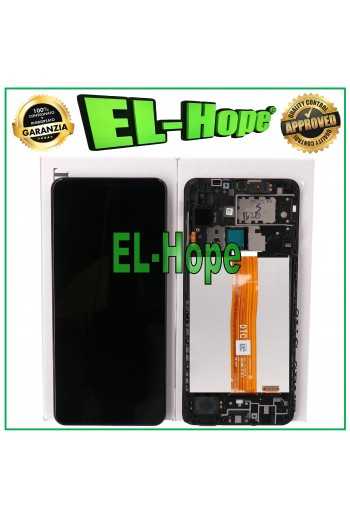 DISPLAY ORIGINALE SAMSUNG GALAXY A12 SM-A125 FLAT CDOT TOUCH FRAME SCHERMO