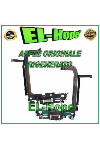 FLAT CONNETTORE CARICA RIGENERATO ORIGINALE APPLE IPHONE 13 PRO MAX GRAFITE NERO