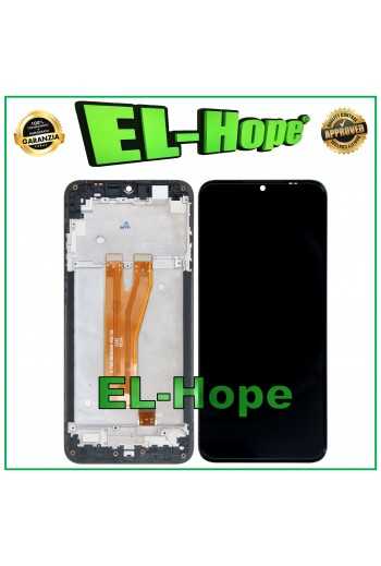 DISPLAY LCD + FRAME PER ZTE BLADE A53 / A53 PLUS TOUCH SCREEN ASSEMBLATO NERO