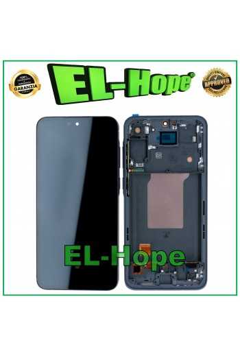 DISPLAY LCD OLED FRAME PER SAMSUNG GALAXY A55 5G SM-A556 A556B TOUCH SCREEN NERO