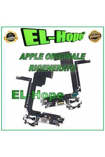 FLAT CONNETTORE CARICA RIGENERATO ORIGINALE APPLE IPHONE 15 PRO MAX BIANCO