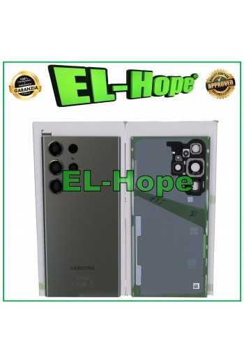 SCOCCA COPRI COPERCHIO BATTERIA ORIGINALE SAMSUNG GALAXY S23 ULTRA SM-S918 VERDE