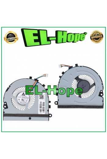 VENTOLA KSB06105HB FAN CPU PER NOTEBOOK HP DC28000L6D0 SPS-L20473-001 4 PIN