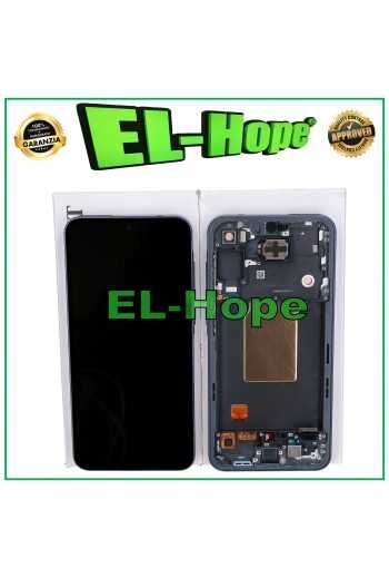 DISPLAY TOUCH OLED ORIGINALE SAMSUNG GALAXY A55 5G 2024 SM-A556 FRAME NERO NAVY