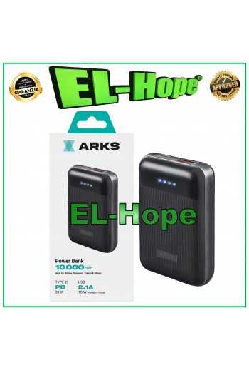 POWER BANK CARICABATTERIA PORTATILE 10000 mAh TYPE C 20W USB 10W RICARICA VELOCE