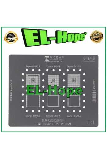 STENCIL REBALLING LAYER AMAOE EU1 PER EXYNOS 8890B 5430B 7420B 8890A 5430A 7420A