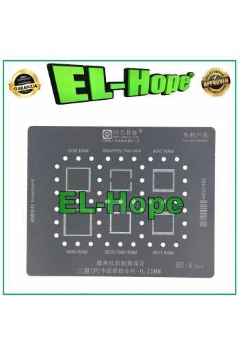 STENCIL REBALLING LAYER AMAOE EU4 PER SAMSUNG EXYNOS 5430 7884 7885 7904 9610